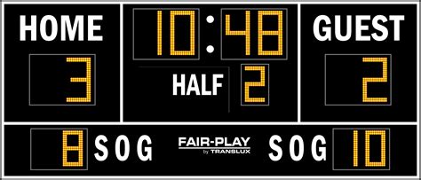 fair play sc   soccer scoreboard    olympian led