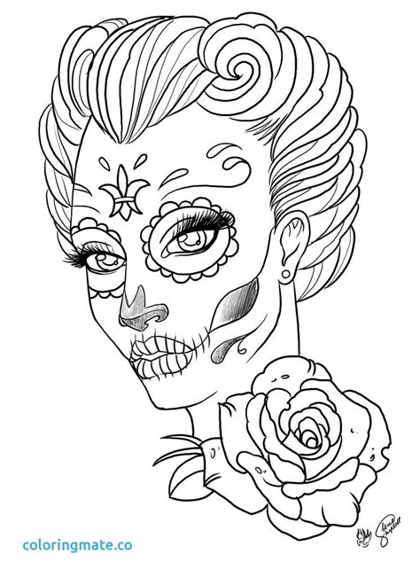 coloring skull images  coloring pages library  tattoo