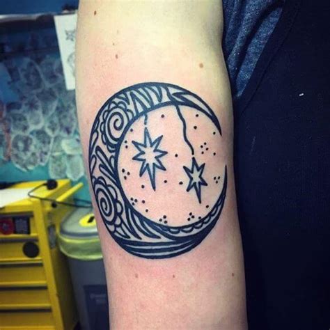 100 best moon tattoos for guys 2021 phases with meaning