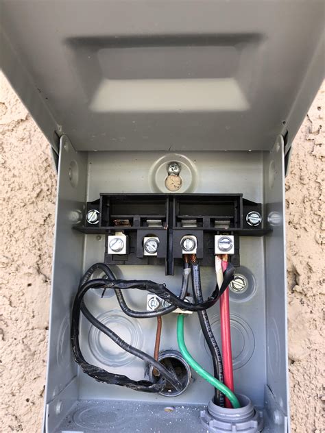 wiring  disconnect box