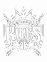 Coloring Pages Kings Nba Logo Angeles Los 49ers Teams Francisco San Basketball Getdrawings Getcolorings Logos Drawing Colorings Color sketch template