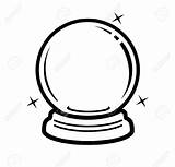 Ball Crystal Clipart Icon Vector Coloring Magic Illustration Stock Crystals Clip Fortune Teller Drawings Shutterstock 1300 Depositphotos Clipground 65kb 1250px sketch template