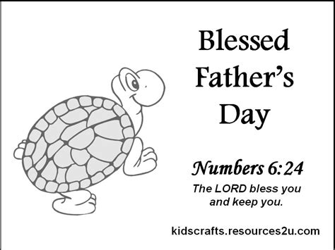believers encouragements christian fathers day card  coloring