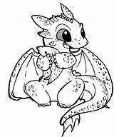 Dragon Coloring Pages Train Cute Toothless Getdrawings sketch template