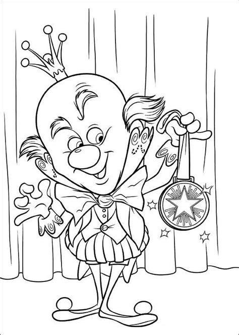 kids  funcom coloring page wreck  ralph king candy