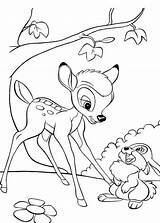 Thumper Bambi Pages Coloring Drawing Disney Getdrawings Drawings Choose Board sketch template