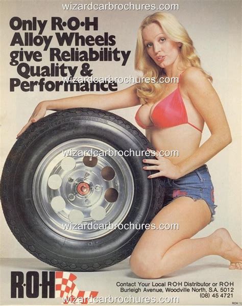 details about 1981 roh wheels holden ford sexy hot bikini girl a3 poster ad advertisement
