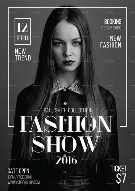 fashion show flyer fashion poster design fashion show poster fashion graphic design