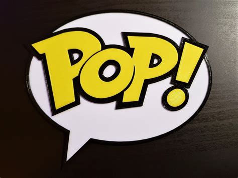 funko pop logo display sign etsy