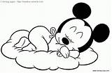 Mickey Baby Coloring Pages Mouse Disney Minnie Clipart Babies Cartoon Goofy Print Miracle Timeless Pluto Sleeping Coloringhome Printable Library Popular sketch template