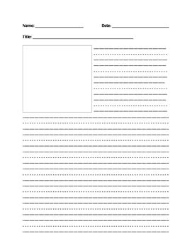 story writing paper template