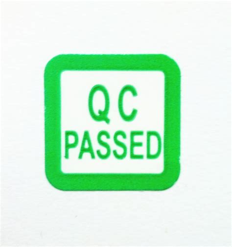 qc passes micro quality control label    kenmore label tag