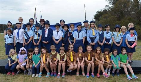 combined years  service  girl guides pair