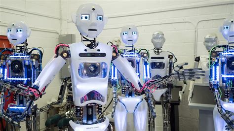 singing robot factory  find  human workers