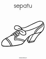 Coloring Shoe Shoes Dress Pages Jordan Tennis Printable Sepatu Color Print Heel Buckle High Noodle Twisty Twistynoodle Favorites Login Add sketch template