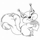 Ecureuil Squirrel Gratuit Automne Gland écureuil Roux Coloriageetdessins Autunno Feuilles Colorier Veverita Foret Populaire Coloriages Maternelle Acorns источник sketch template