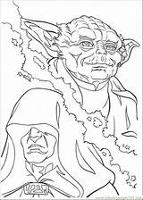 Wars Star Coloring Pages Yoda sketch template
