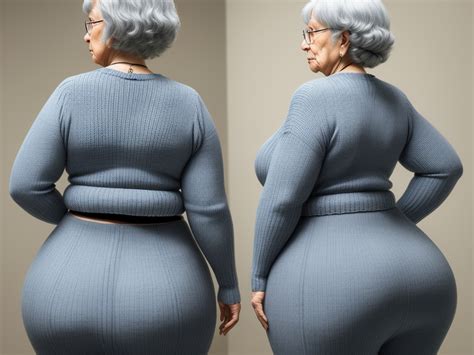 Convert Picture Grandma Wide Hips Big Hips Gles Knitting