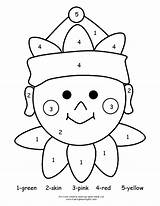 Color Elf Number Dot Numbers Coloring Pages Elves Christmas Activities sketch template