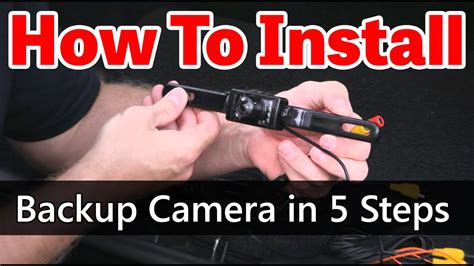 step backup camera installation youtube