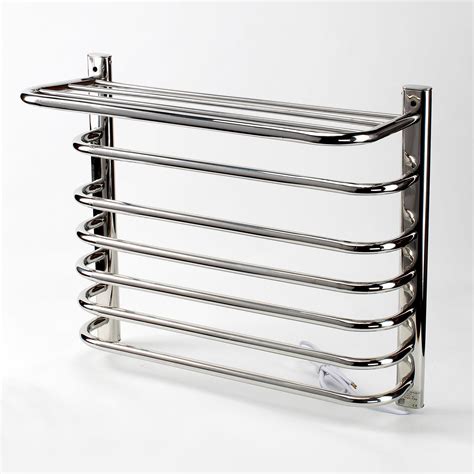 chester dry electric stainless steel towel rail   mm heat