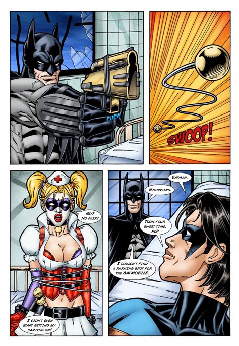 harley quinn fucks batman and nightwing porn comics