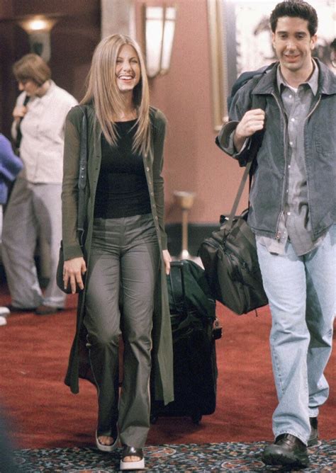 see every amazing outfit rachel green wore on friends slice ca