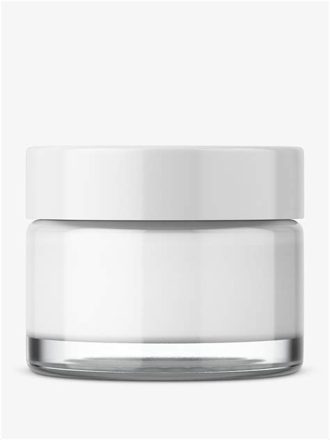 glass cosmetic jar smarty mockups