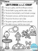 Reading Color Comprehension Pages Listening Activities Read Worksheets Grade Coloring Kindergarten These Teaching Kids Super Duper Cute Teacherspayteachers Choose Board sketch template