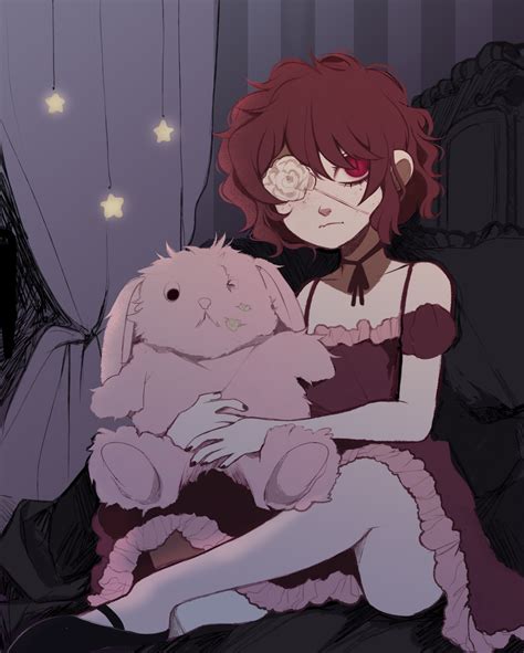 creepy anime girl character illustration illustration agent website