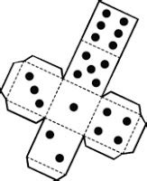 printable dice template clipart