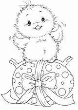 Coloring Pages Clack Moo Click Getcolorings Chick Baby sketch template