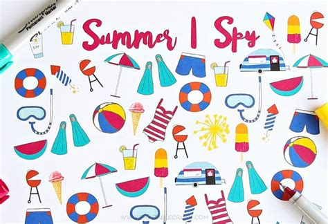 summer  spy printable   great     kids busy