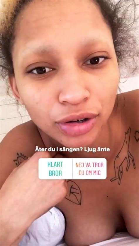 Joy M’batha Nude Tits On Instagram Story Scandal Planet