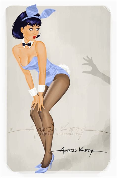 Bunny Pin Up By Aaron Kirby By Atomickirby On Deviantart