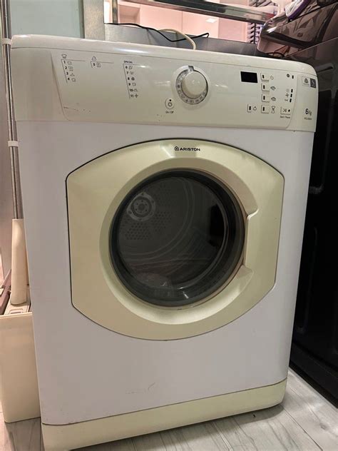 ariston dryer tv home appliances washing machines  dryers  carousell