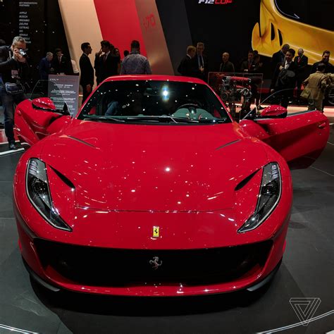 geneva motor show   overrun  red cars  verge