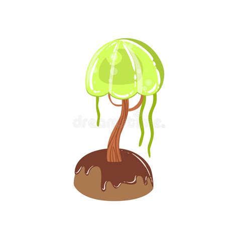 chocolate swamp tree  jelly crown fantasy candy land sweet