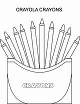 Crayons Crayon Template sketch template