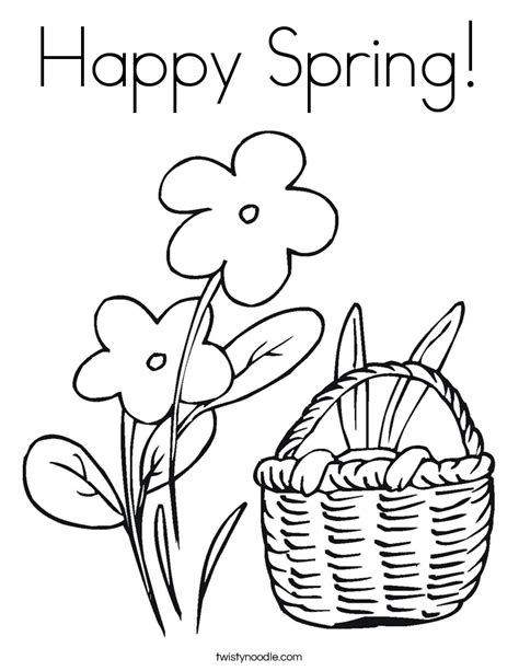cute spring coloring pages coloring home