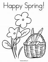 Coloring Spring Pages Cute Popular sketch template