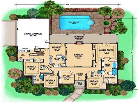 large mansion house floor plan