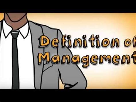 definition  management youtube