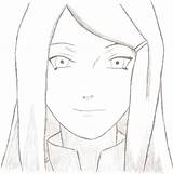 Kushina Uzumaki sketch template