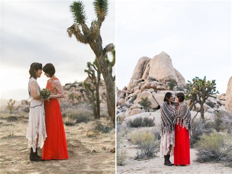 shannon susie an indie elopement in the desert joshua tree wedding photographer j wiley