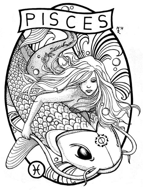 pisces fish drawing  getdrawings
