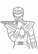 Ranger Power Coloring Pages Green Rangers Drawing Red Color Fury Jungle Lego Mighty Morphin Original Mystic Force Mmpr Megazord Template sketch template