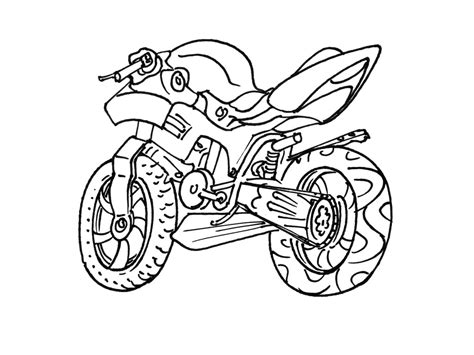 motorcycle  transportation  printable coloring pages