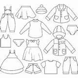 Coloring Clothing Kids Clothesline Pages Surfnetkids Template sketch template
