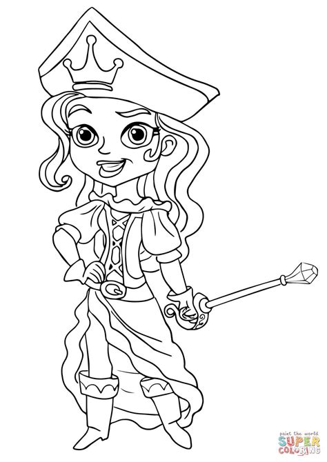 izzy pirate coloring page coloring pages